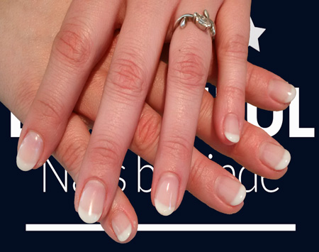 Gel manicure French manicure nails Leuven