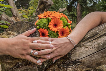 Gel Manicure wedding bridal nails