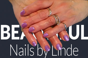 Gel Manicure Leuven Purple
