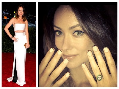 Zwart Wit celeb French Manicure